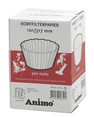 Animo Coffee Filter Paper, 101/317, 500pcs