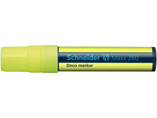 Schneider Maxx 260 Liquid Chalk Marker, Yellow