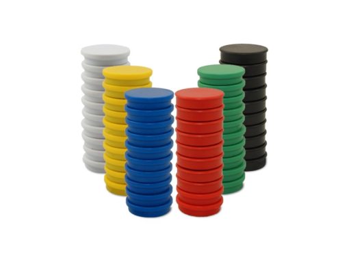 Whiteboard Magnets, Blue, 30mm, 10pcs