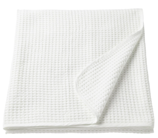 honeycomb bed sheet 230x250 white