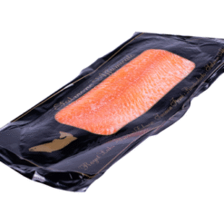 Zalmzijde gerookt getrancheerd diepvries, prijs per kg