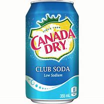 Canada Dry Club Soda 0.33L can, 24pcs